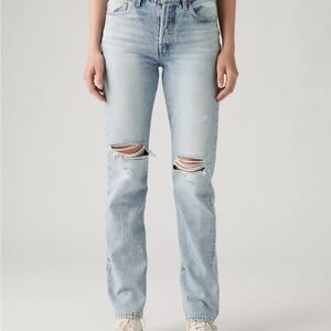 Levi’s Light Wash Women’s High-Rise Button-Fly Jeans